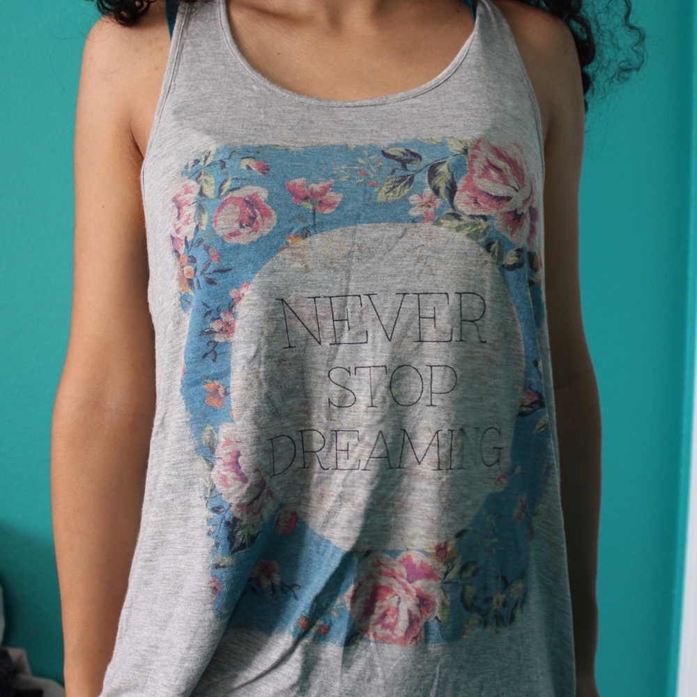 grey dreams tank top